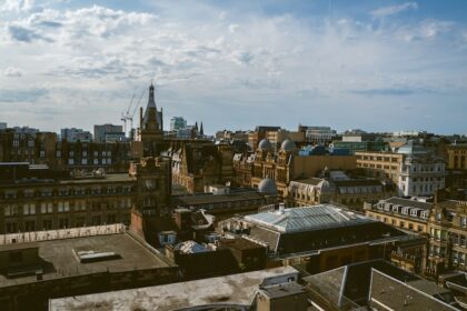 Edinburgh city from a vantage point